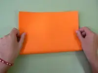 calabaza de papel para halloween