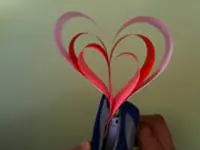 Corazón de Papel en 3D para San Valentín