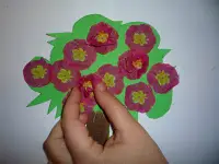 Cuadro con Servilletas de Papel