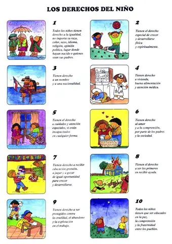 Imágenes sobre los derechos del niño -Manualidades Infantiles