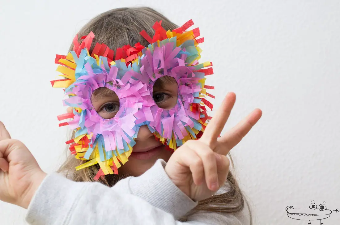 Máscaras de Carnaval con papel