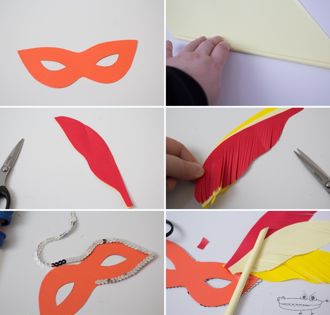 como hacer mascaras de carnaval