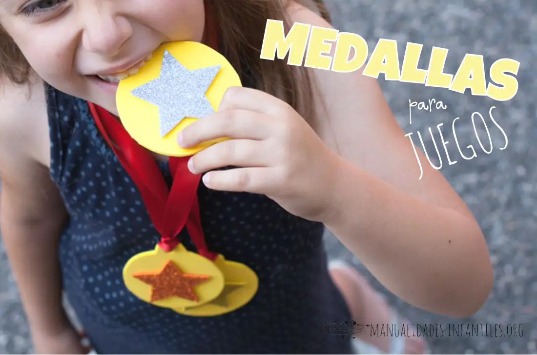 Medallas para niños -Manualidades Infantiles