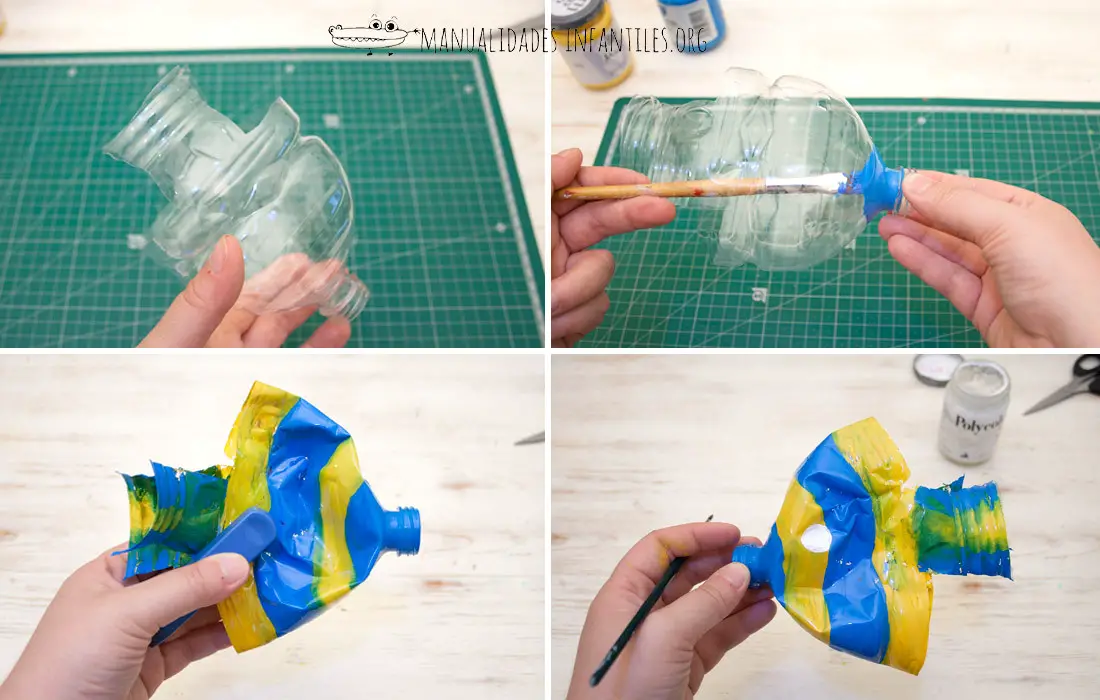 pez de plastico tutorial