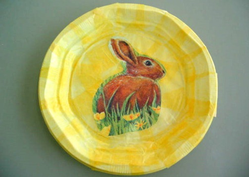 plato conejo pascua
