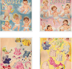 recortables de angelitos