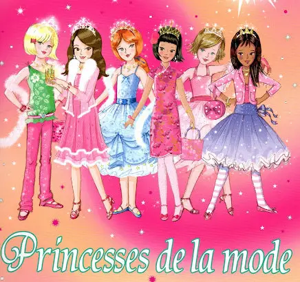 recortables de princesas de la moda