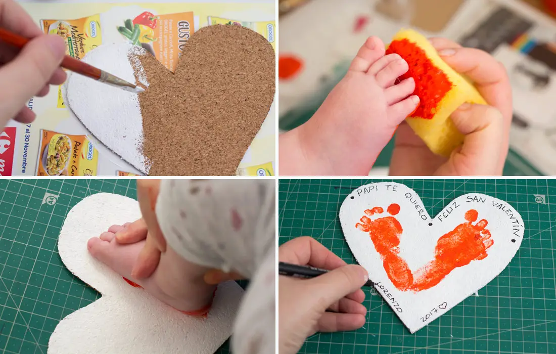 golpear neumonía De Dios Regalo de San Valentín para papá y mamá -Manualidades Infantiles