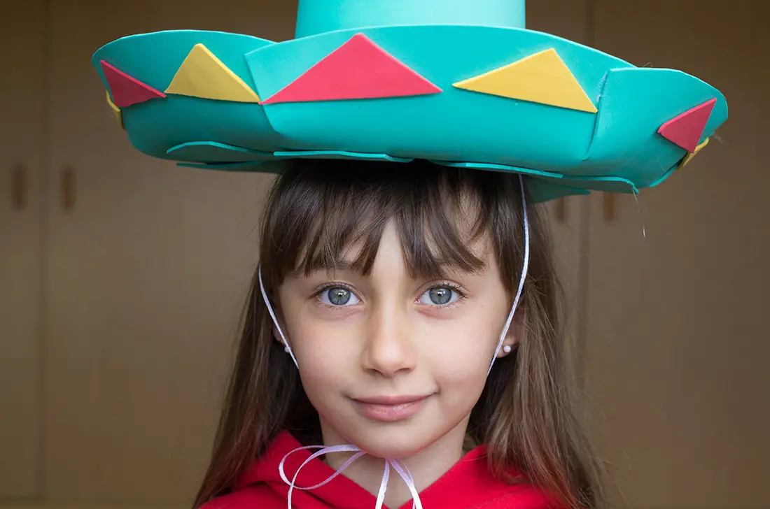 banjo Enfermedad Distracción Sombrero mexicano -Manualidades Infantiles