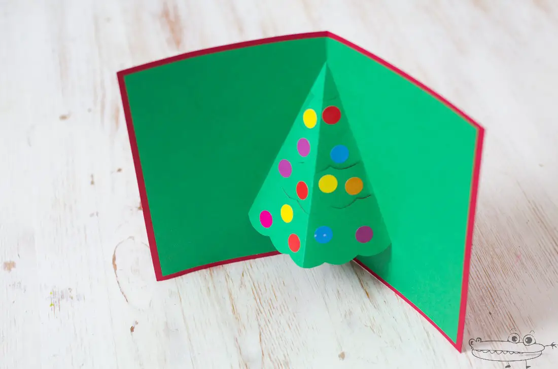 Tarjeta de Navidad pop-up