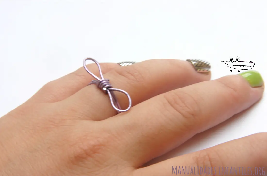 tutorial anillo lazo de alambre