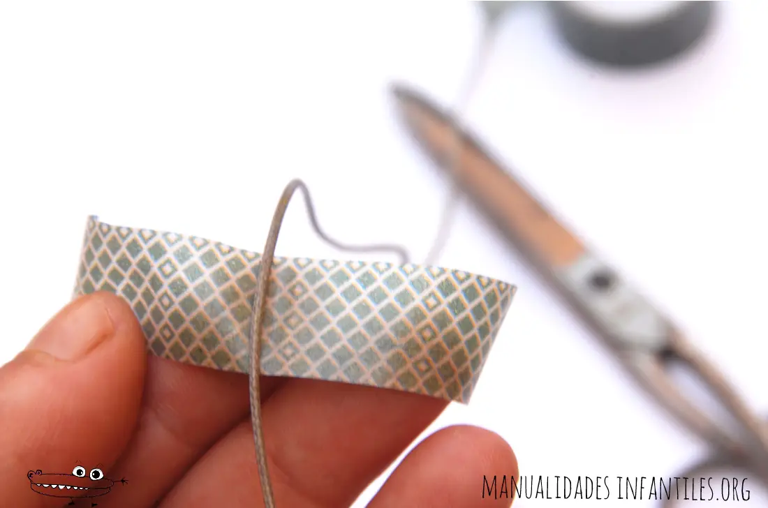 tutorial guirnaldas washi tape